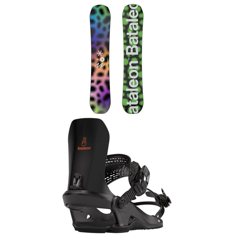 Bataleon Fun.Kink Snowboard + Fly Snowboard Bindings 2025