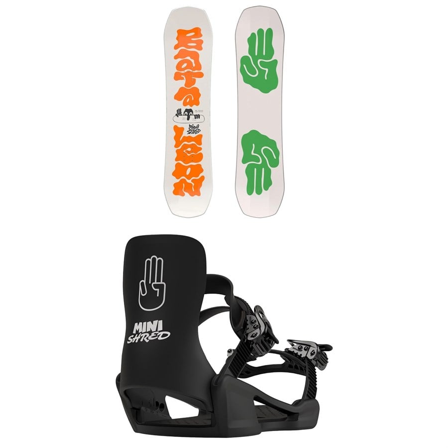 Bataleon Minishred Snowboard + Minishred Snowboard Bindings - Kids' 2026