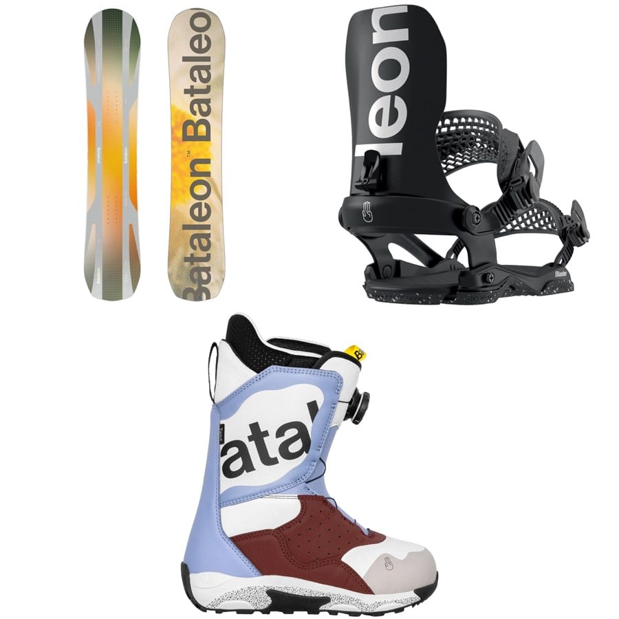 Bataleon Push Up Snowboard + Blaster AW Fase Snowboard Bindings + Twist Boa Snowboard Boots - Women's 2026