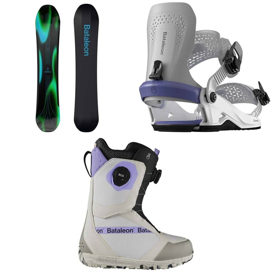 Bataleon Thunderstorm Snowboard + Donna Heelwrap Snowboard Bindings + Mosh BOA Snowboard Boots - Women's 2025