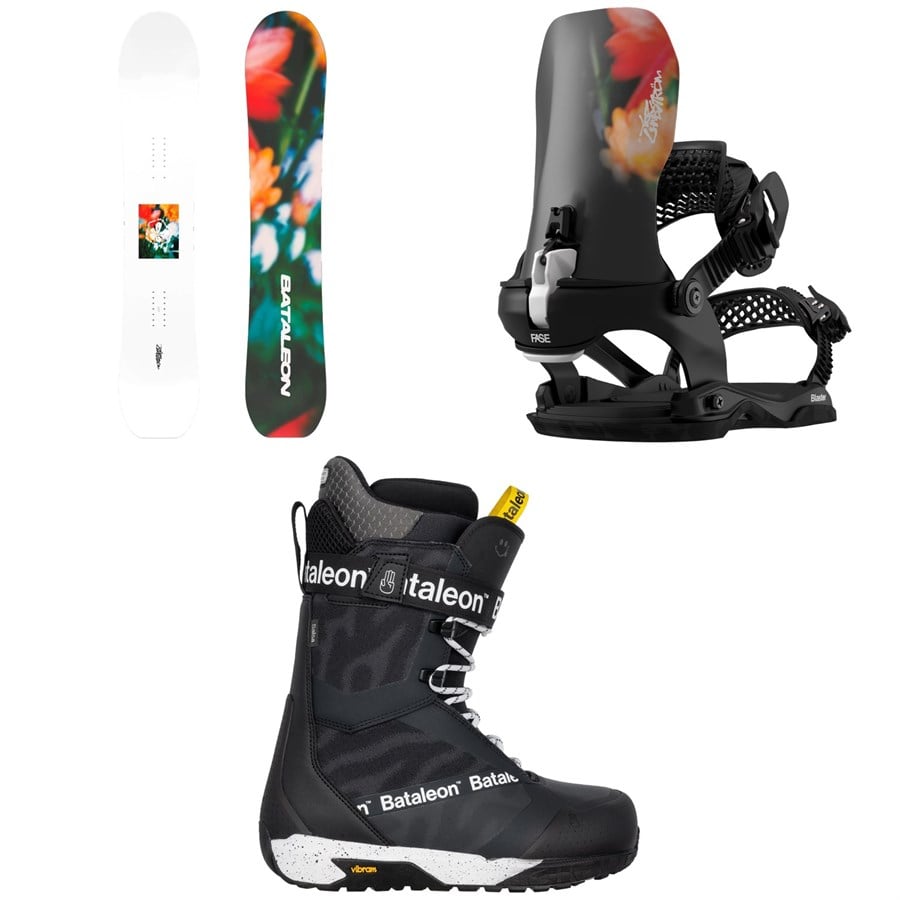 Bataleon Tornado X Beyond Medals Snowboard + Blaster Pro AW Fase Snowboard Bindings + Salsa Lace Snowboard Boots 2026