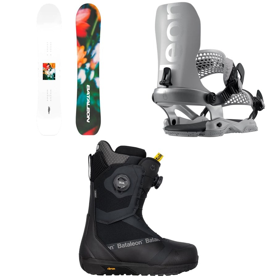 Bataleon Tornado X Beyond Medals Snowboard + Blaster AW Snowboard Bindings + Salsa Boa Snowboard Boots 2026