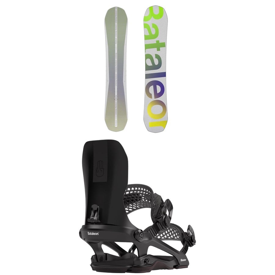 Bataleon Turbo Snowboard + Blaster FullWrap Snowboard Bindings 2025