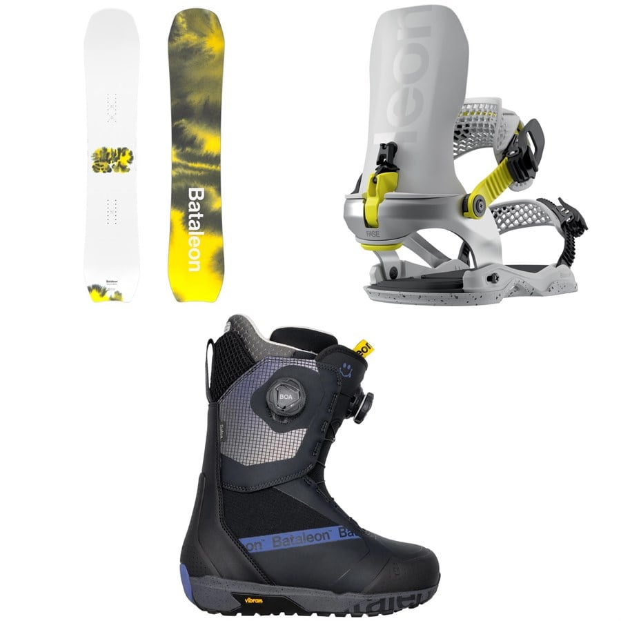 Bataleon Whatever x Rop van Mierlo Snowboard + Blaster AW Fase Snowboard Bindings + Salsa Boa Snowboard Boots - Women's 2026