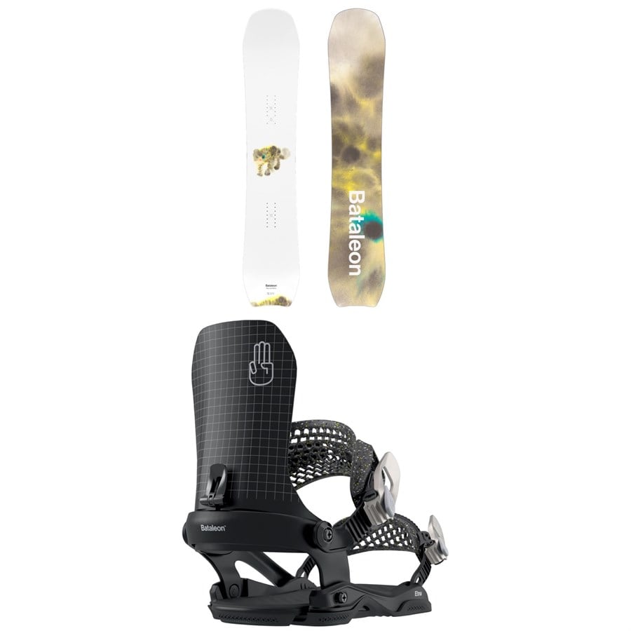 Bataleon Whatever x Rop van Mierlo Snowboard + Etna AW Snowboard Bindings - Women's 2026