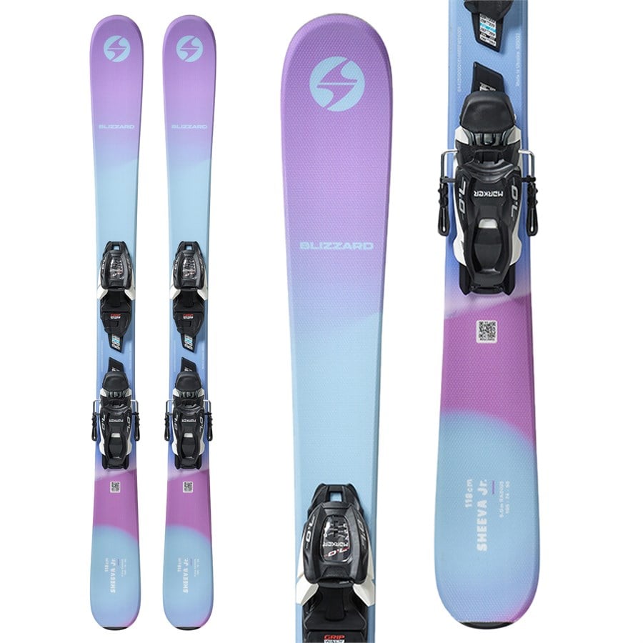 Blizzard Sheeva Twin Jr Skis + 4.5 FDT WB Bindings - Kids' 2026