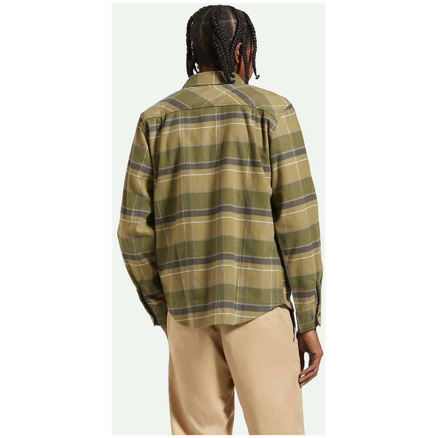 Brixton Buiders Bowery Stretch Water Resistant Long-Sleeve Flannel - Men's
