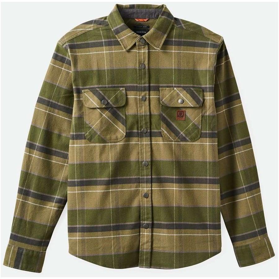 Brixton Buiders Bowery Stretch Water Resistant Long-Sleeve Flannel - Men's