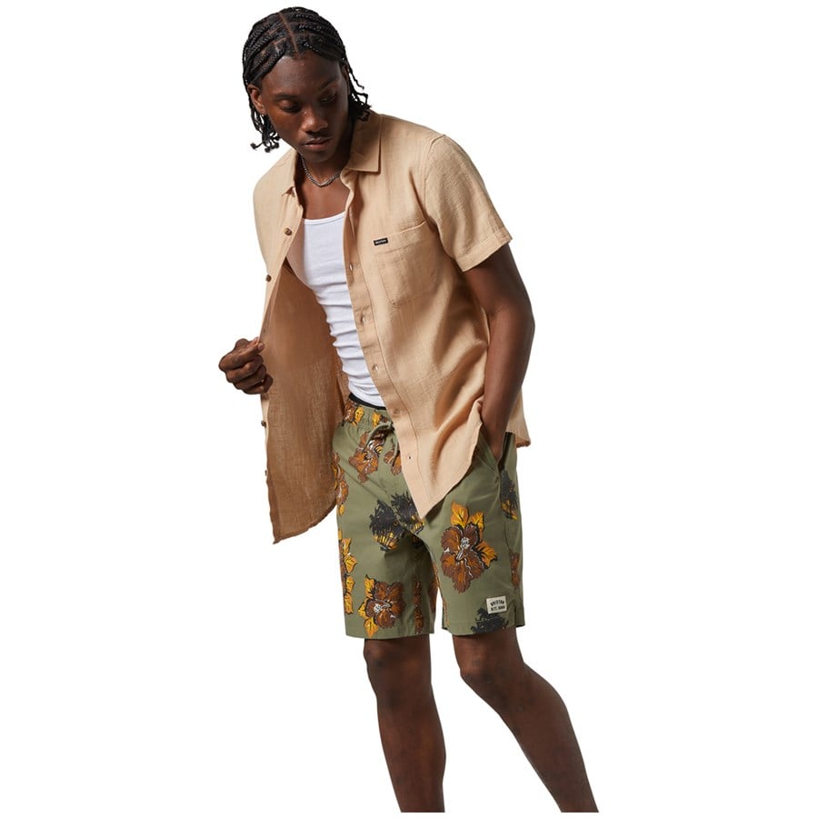 Brixton Charter Organic Cotton Short-Sleeve Shirt - Men's