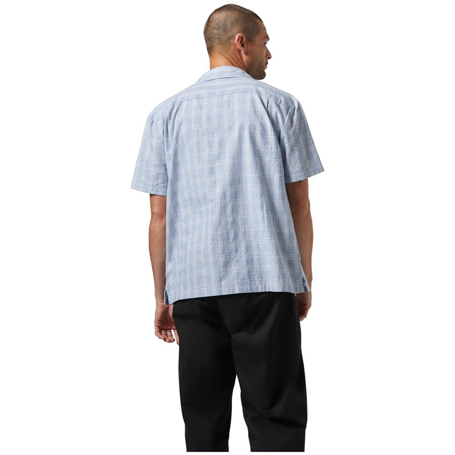 Brixton Cru Oxford Plaid Short-Sleeve Shirt - Men's