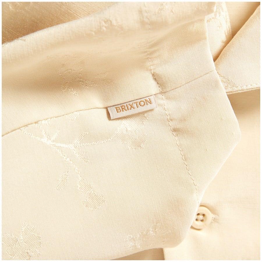 Brixton Silky Short-Sleeve Jacquard Button Down Shirt - Women's
