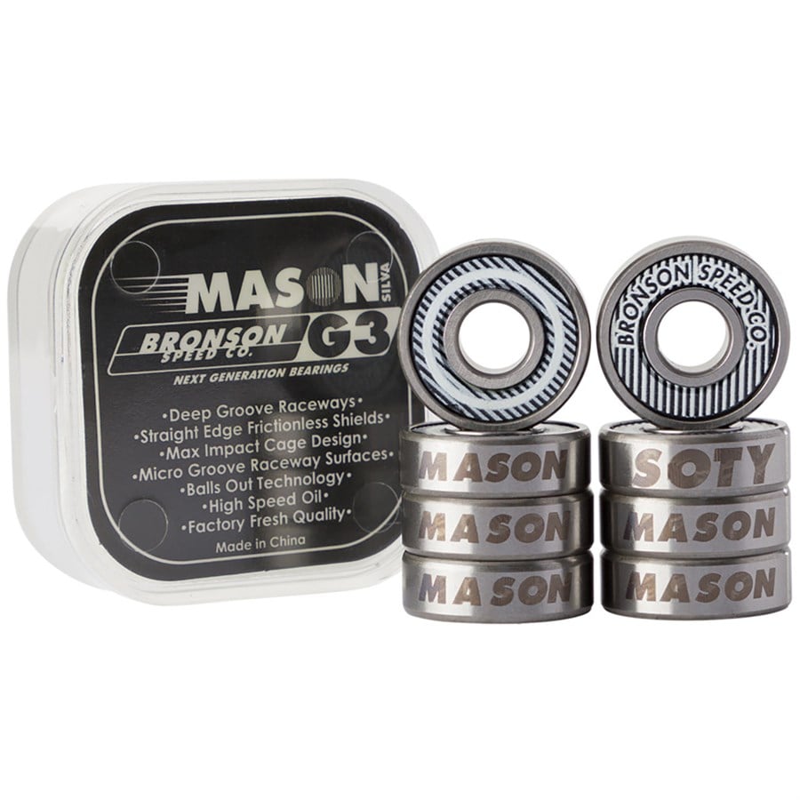 Bronson Speed Co. G3 Mason Silva Pro Skateboard Bearings