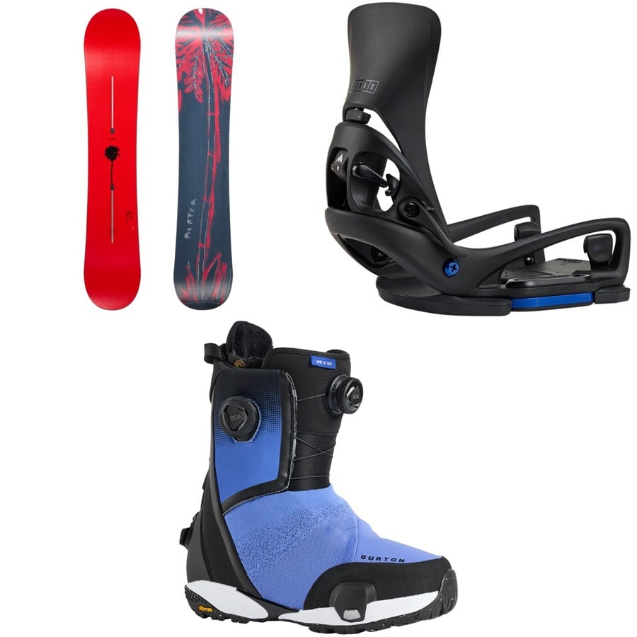 Burton Blossom Snowboard + Step On Lexa X EST Snowboard Bindings + Waverange X Step On Snowboard Boots - Women's 2026