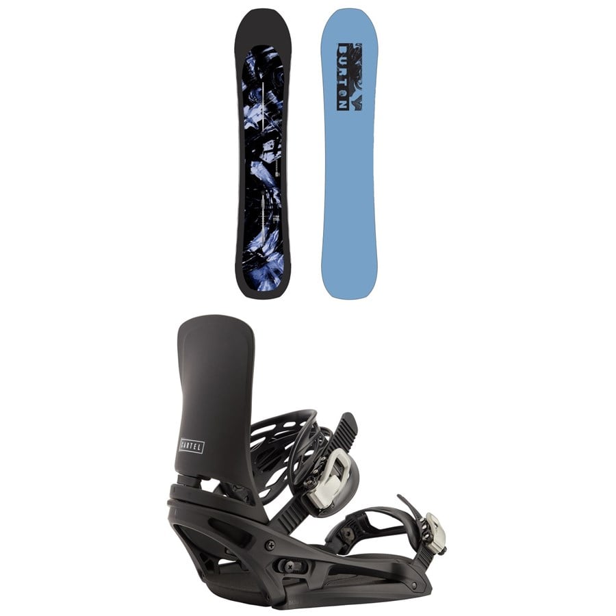 Burton Cartographer Snowboard + Cartel EST Snowboard Bindings 2026