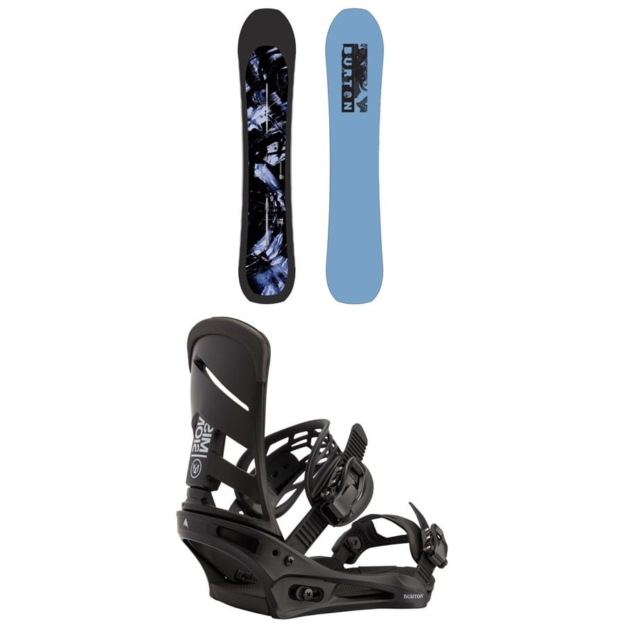 Burton Cartographer Snowboard + Mission Snowboard Bindings 2026