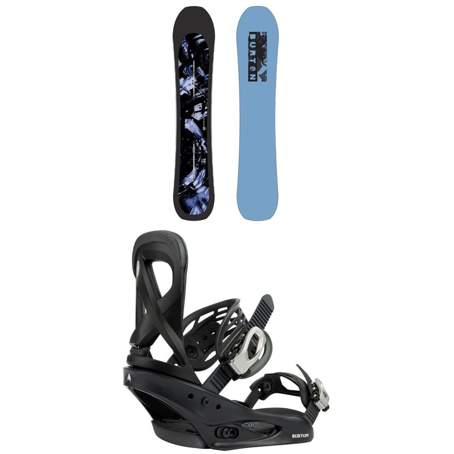 Burton Cartographer Snowboard + Scribe Snowboard Bindings - Women's 2026