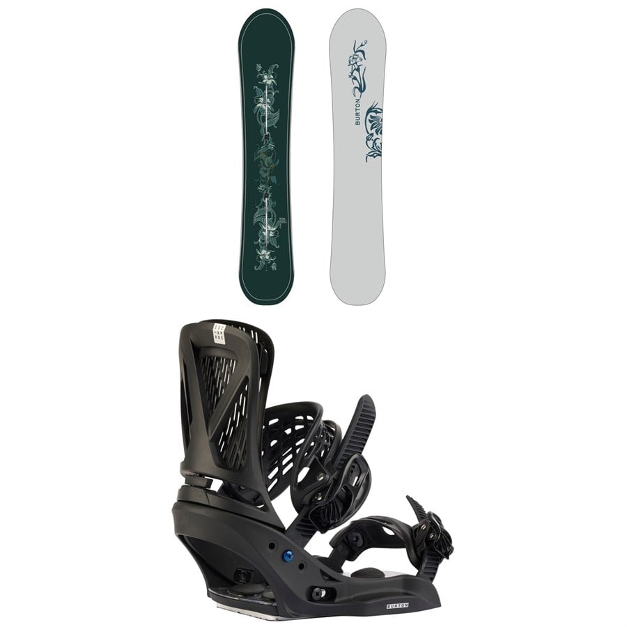 Burton Counterbalance Snowboard + Escapade EST Snowboard Bindings - Women's 2026
