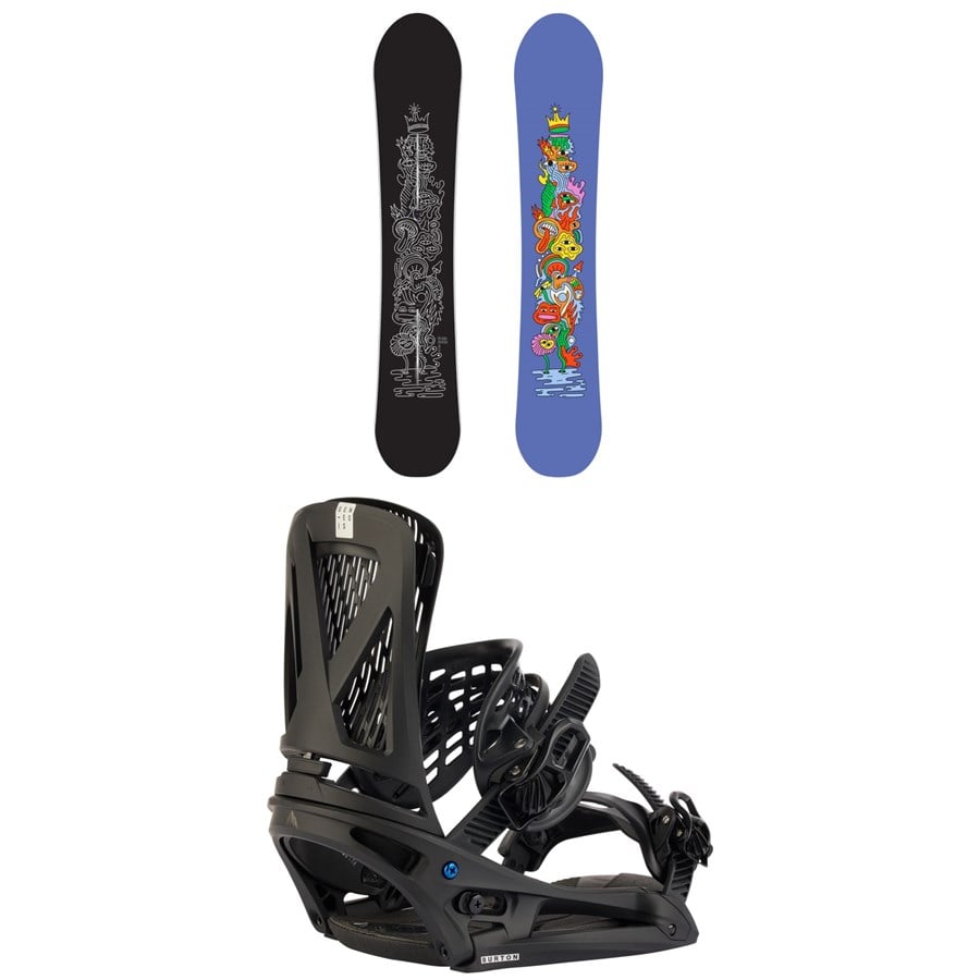 Burton Counterbalance Snowboard + Genesis EST Snowboard Bindings 2026