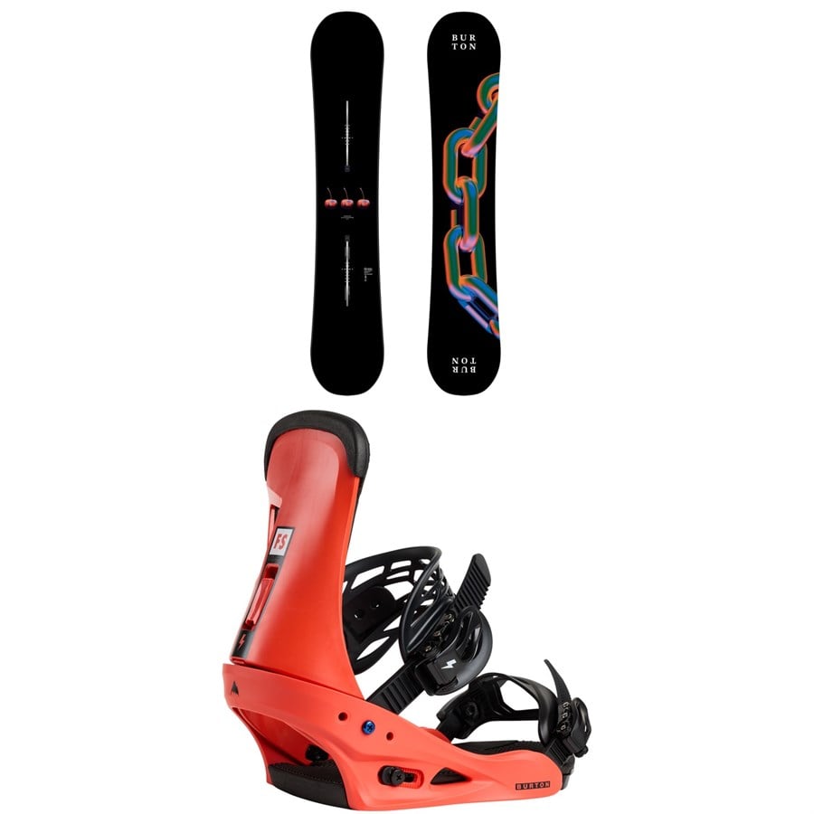 Burton Cultivator Snowboard + Freestyle Snowboard Bindings 2026