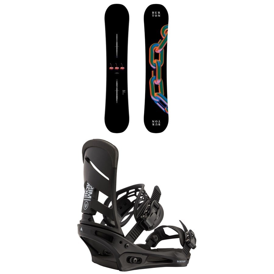 Burton Cultivator Snowboard + Mission Snowboard Bindings 2026