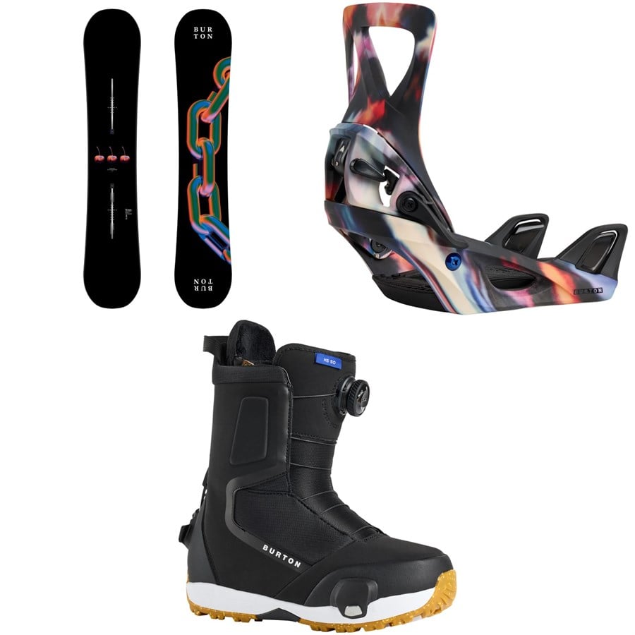 Burton Cultivator Snowboard + Step On Snowboard Bindings + Highshot Step On Snowboard Boots - Women's 2026