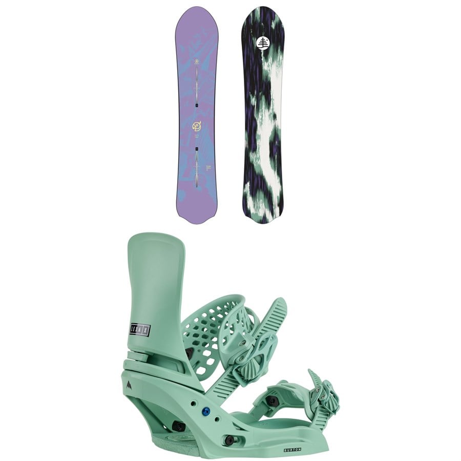 Burton Family Tree Alekesam Snowboard + Lexa X EST Snowboard Bindings - Women's 2026