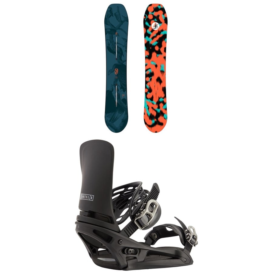 Burton Family Tree High Fidelity Snowboard + Cartel X EST Snowboard Bindings 2026