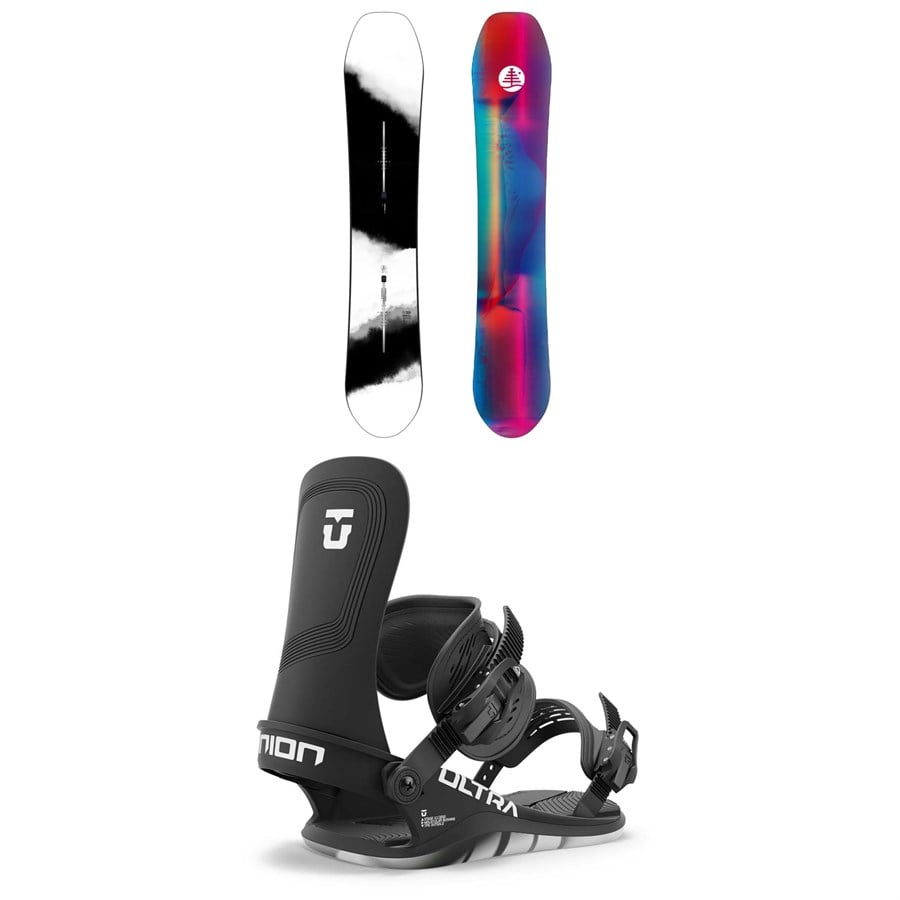 Burton Family Tree High Fidelity Snowboard + Union Ultra Snowboard Bindings 2025