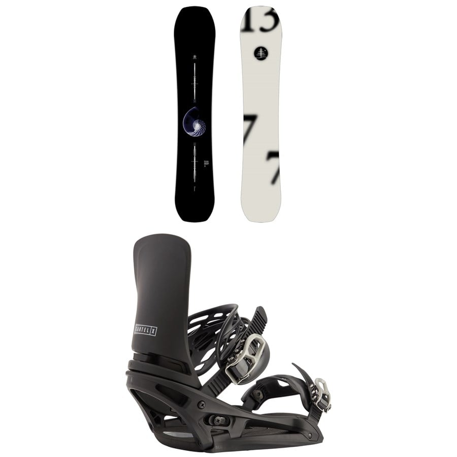 Burton Family Tree Hometown Hero Snowboard + Burton Cartel X EST Snowboard Bindings 2026