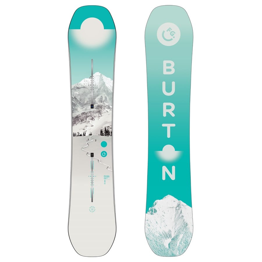 Burton Feelgood Flying V Snowboard + Lexa Snowboard Bindings - Women's 2026