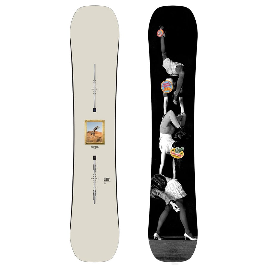 Burton Good Company Snowboard + Freestyle Snowboard Bindings 2025