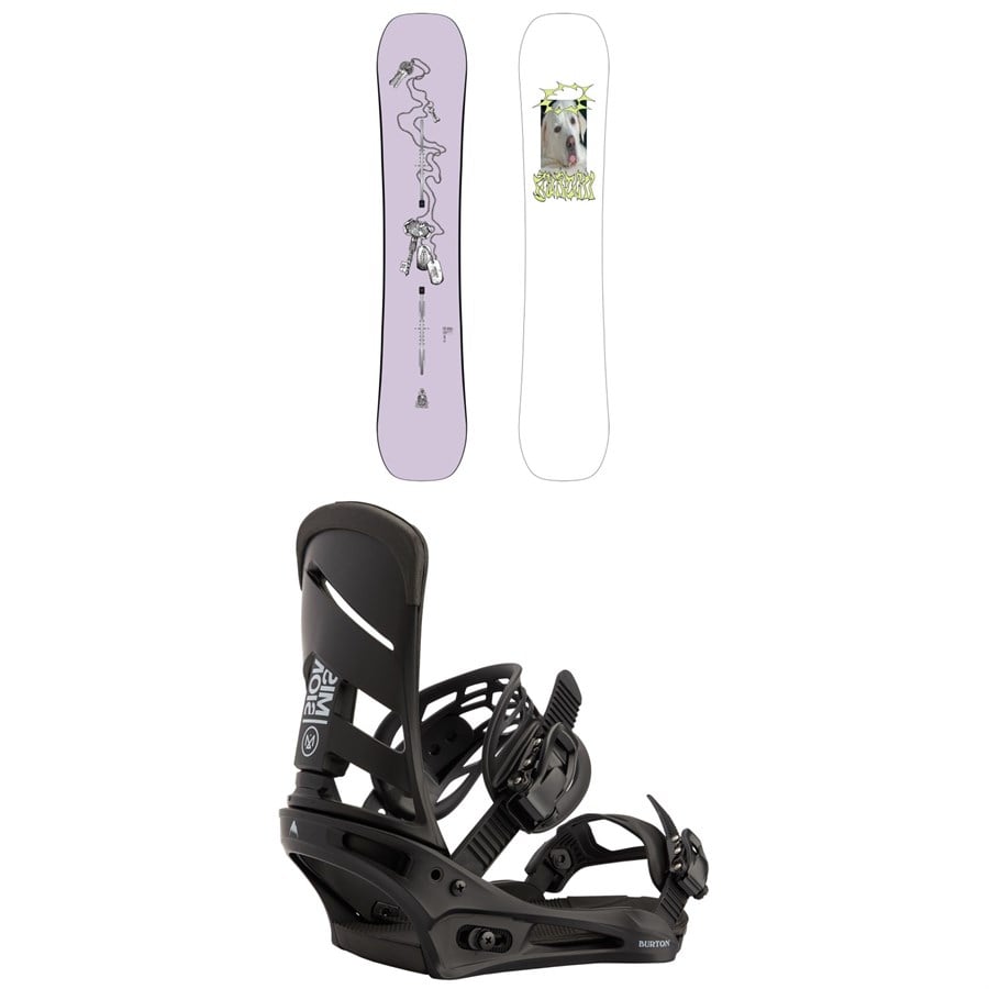 Burton Good Company Snowboard + Mission Snowboard Bindings 2026