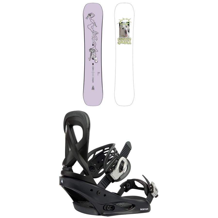 Burton Good Company Snowboard + Scribe Snowboard Bindings - Women's 2026