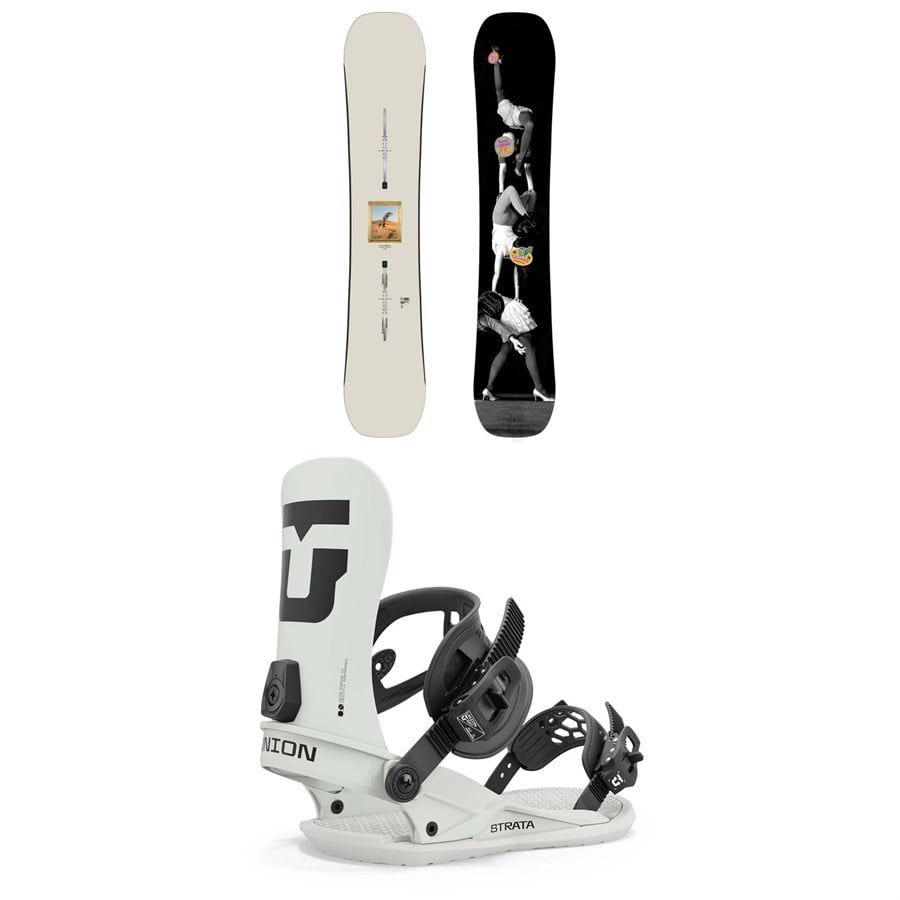 Burton Good Company Snowboard + Union Strata Snowboard Bindings 2025