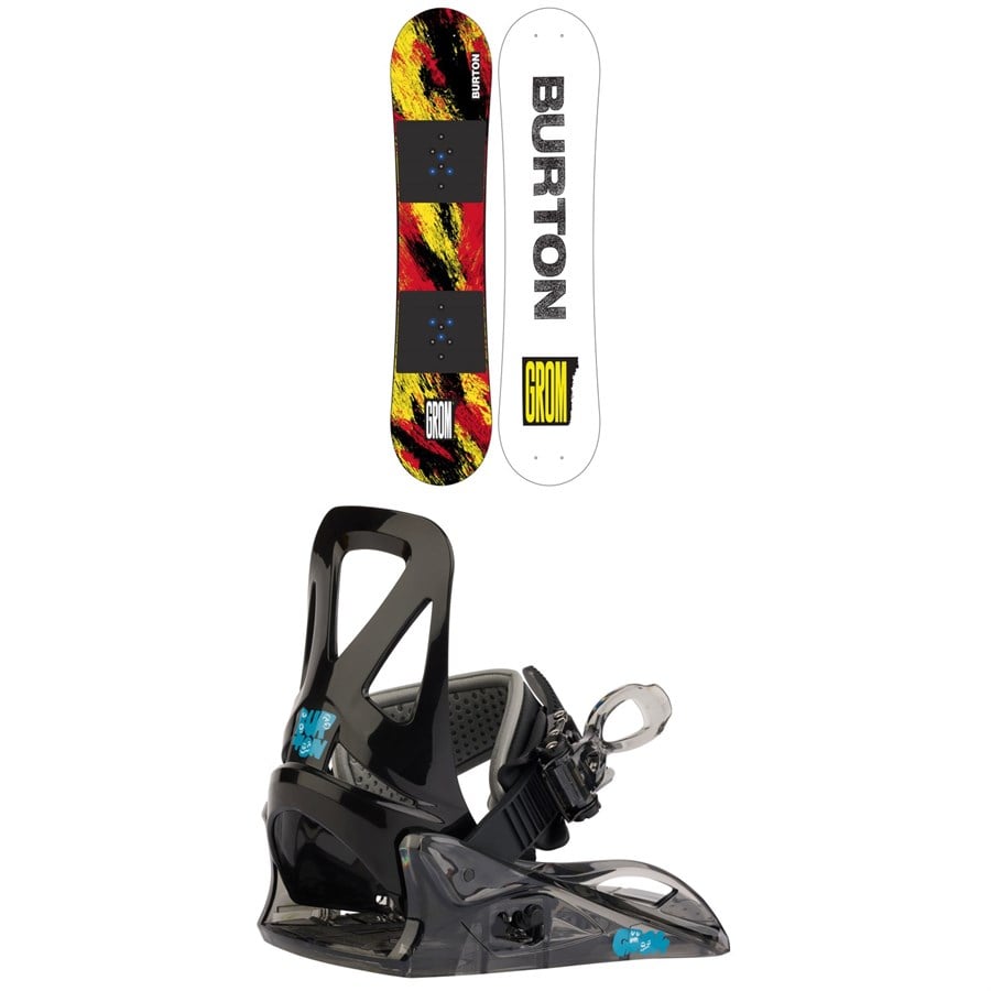 Burton Grom Snowboard + Grom Snowboard Bindings - Kids' 2026