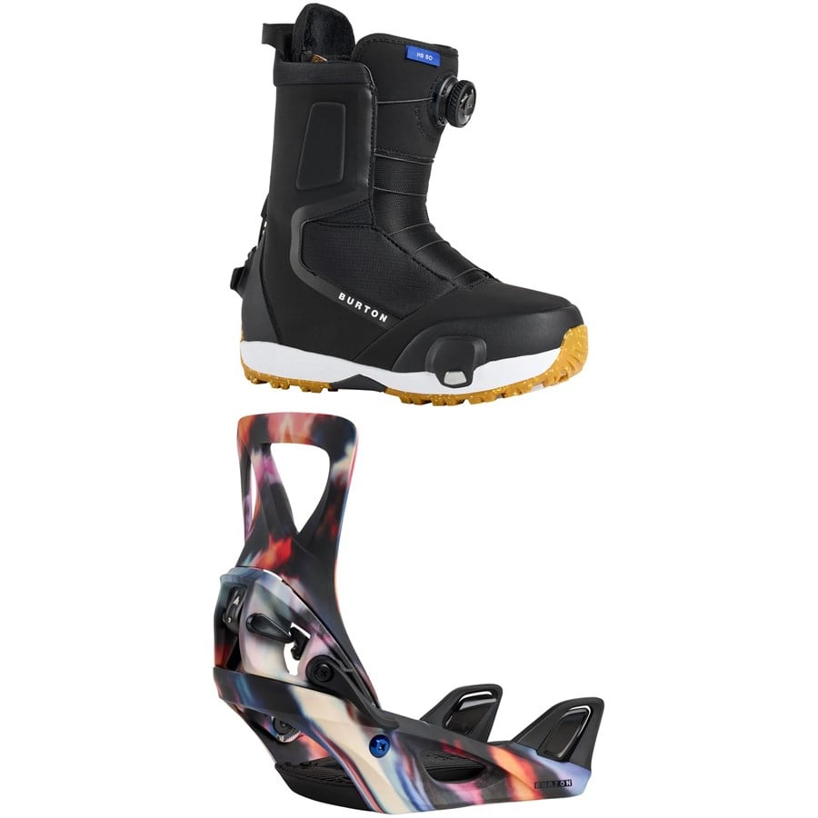 Burton Highshot Step On Wide Snowboard Boots + Step On Snowboard Bindings - Women's 2026
