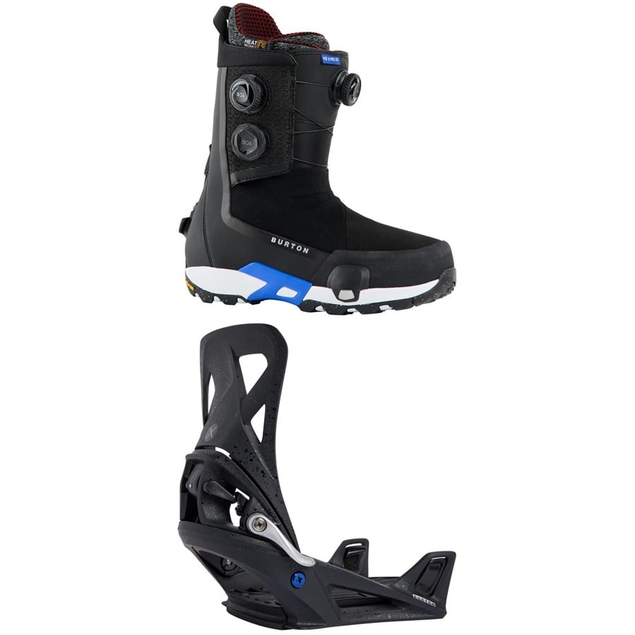 Burton Highshot X Pro Step On Wide Snowboard Boots + Step On X Snowboard Bindings 2026