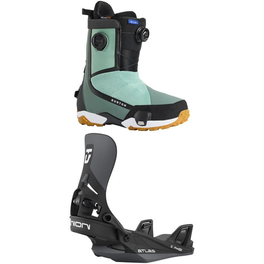 Burton Highshot X Step On Snowboard Boots + Union Atlas Step On Snowboard Bindings 2026