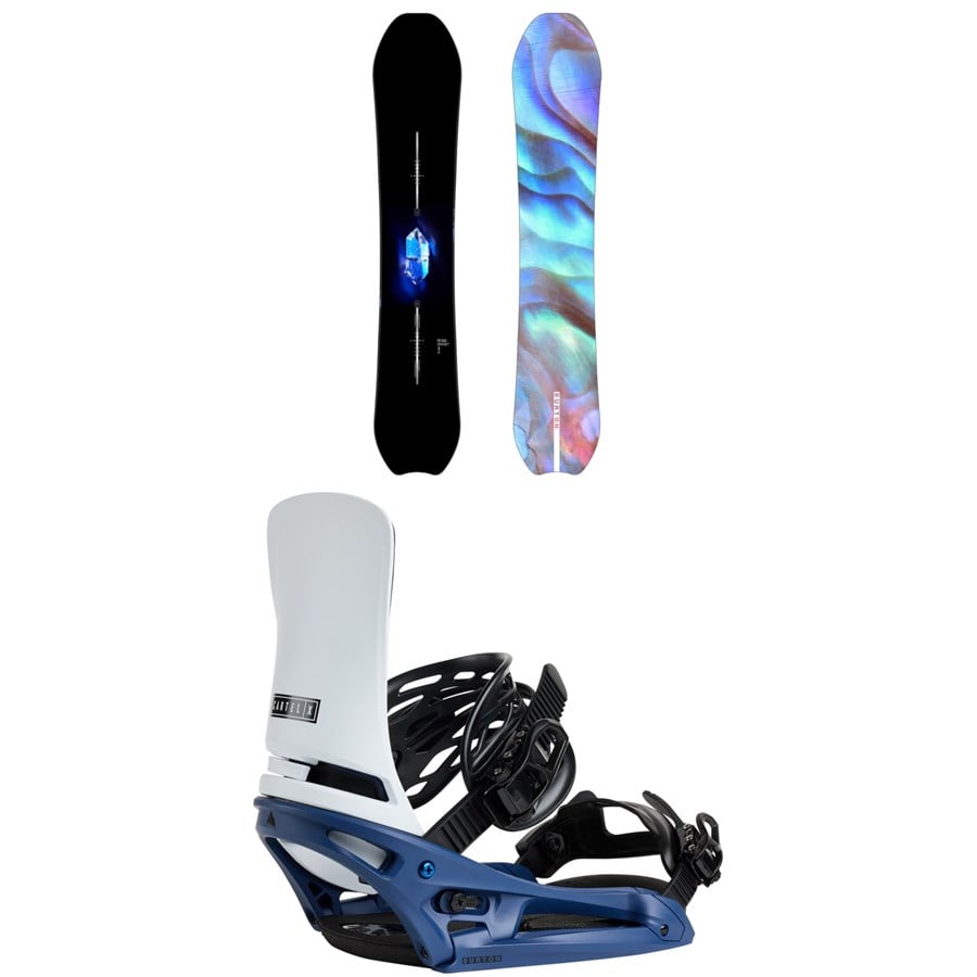 Burton Mystery Deep Thinker Snowboard + Cartel X EST Snowboard Bindings 2026
