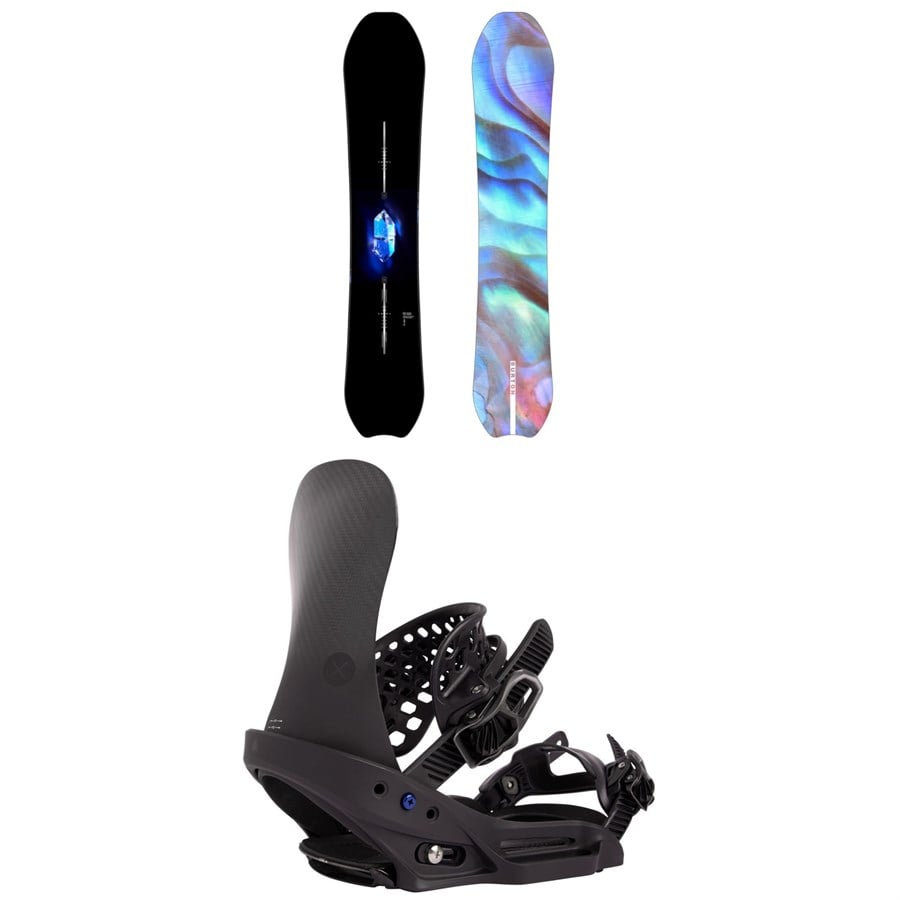 Burton Mystery Deep Thinker Snowboard + X EST Snowboard Bindings 2026