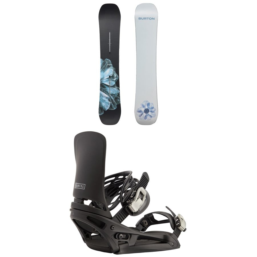 Burton Process Snowboard + Cartel EST Snowboard Bindings 2026
