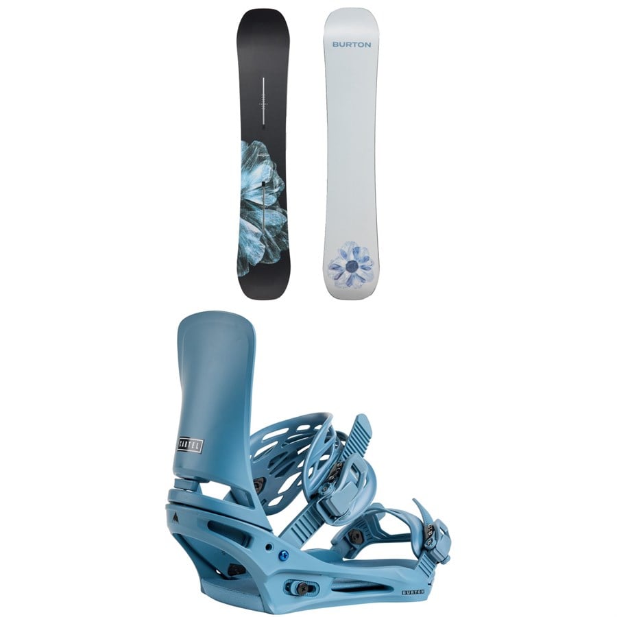 Burton Process Snowboard + Cartel Snowboard Bindings 2026