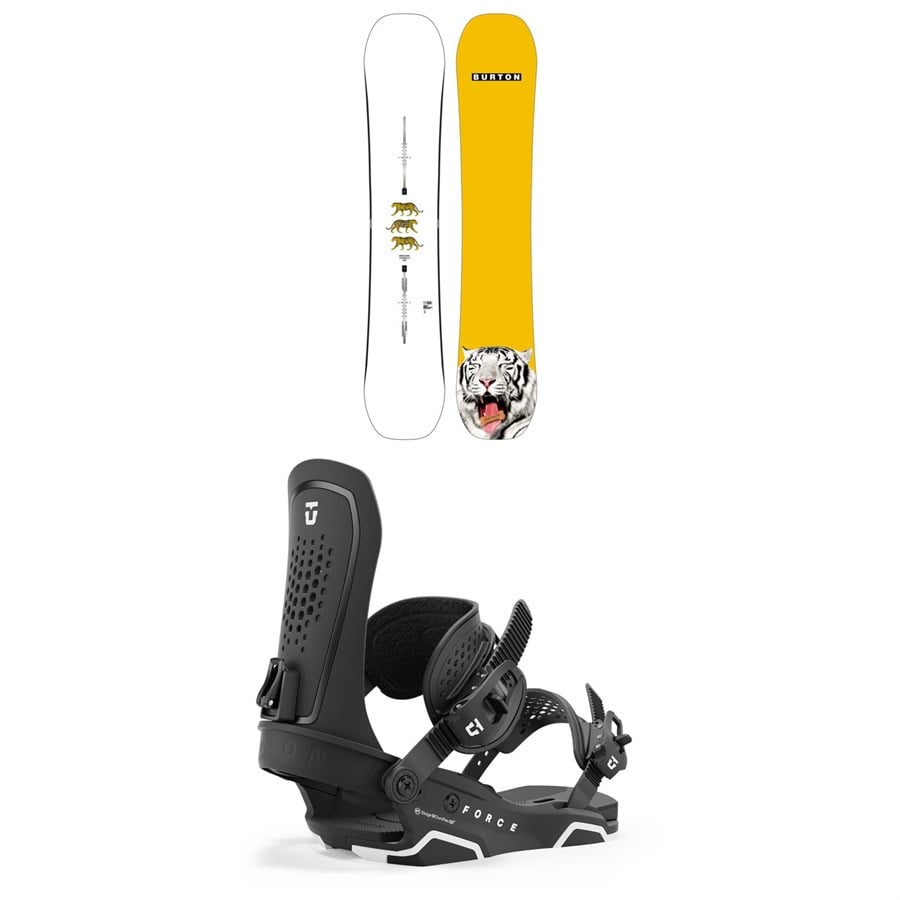 Burton Process Snowboard + Union Force Snowboard Bindings 2025