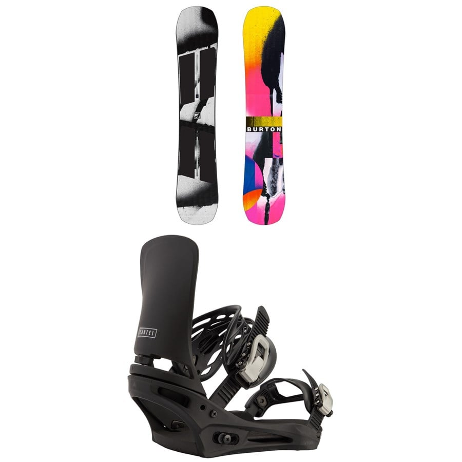 Burton Rewind Snowboard + Cartel Snowboard Bindings 2026