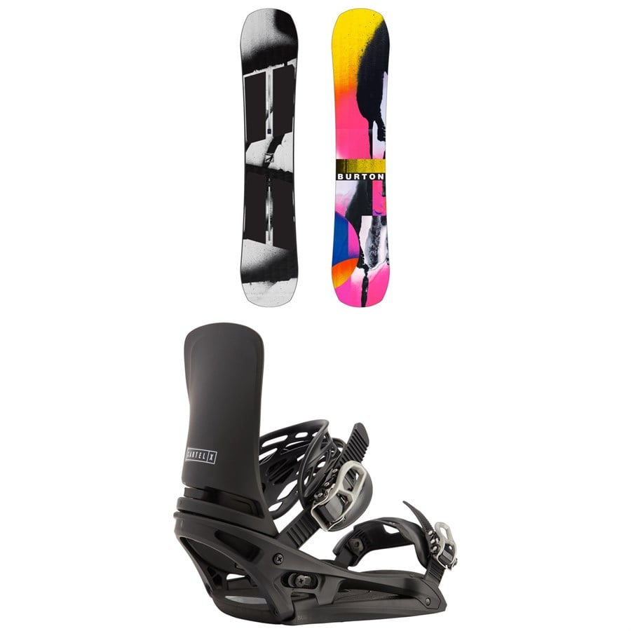 Burton Rewind Snowboard + Cartel X EST Snowboard Bindings 2026