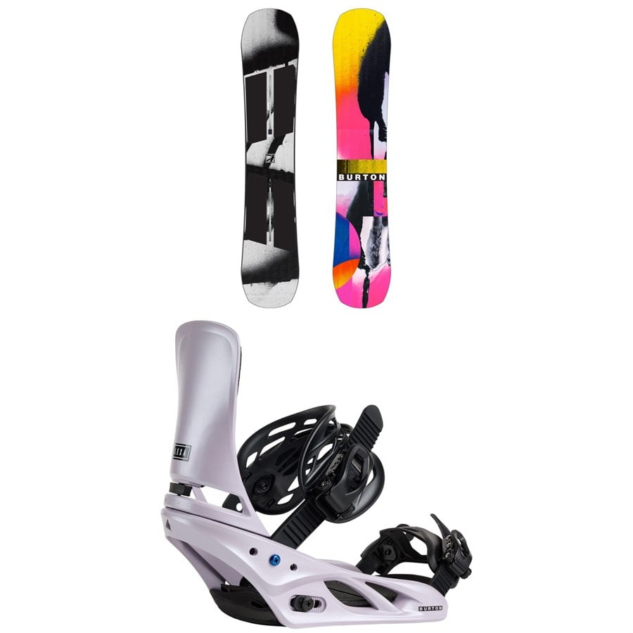 Burton Rewind Snowboard + Lexa Snowboard Bindings - Women's 2026
