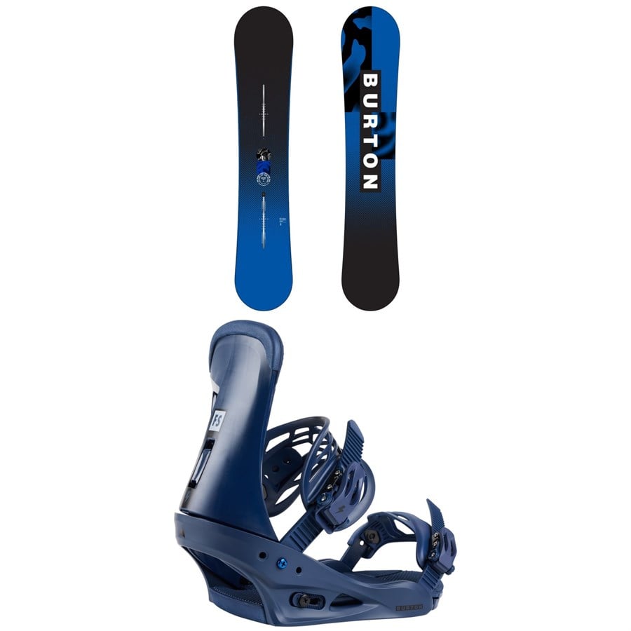 Burton Ripcord Snowboard + Freestyle Snowboard Bindings 2025