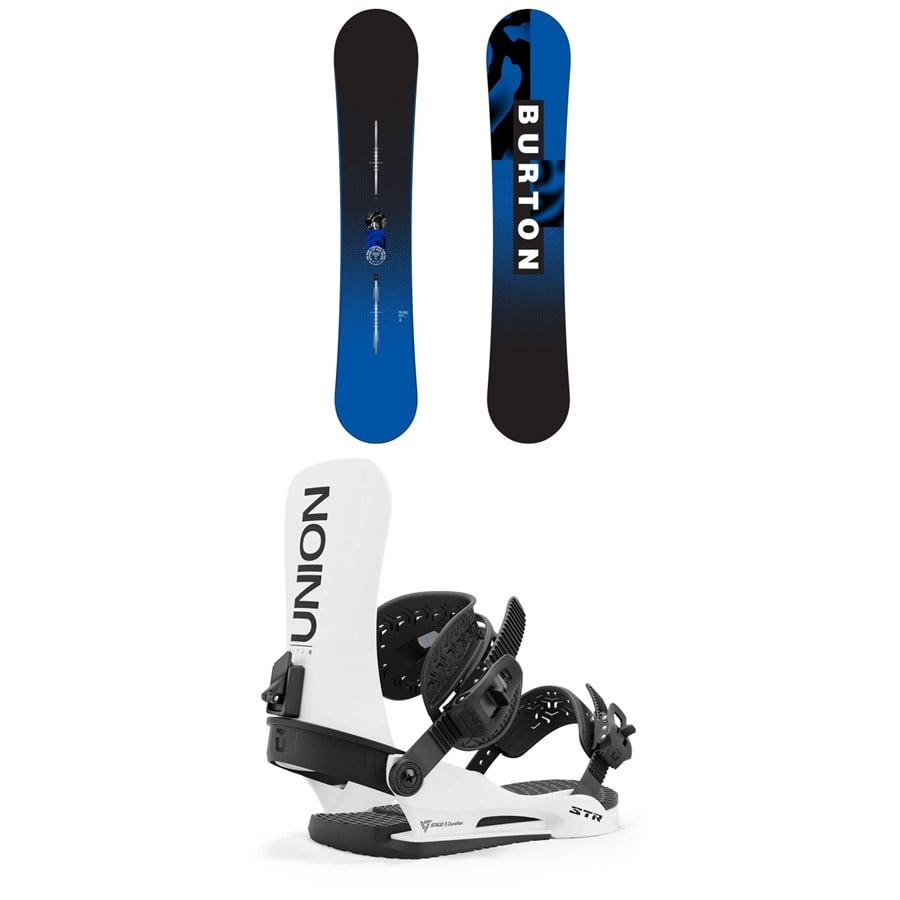 Burton Ripcord Snowboard + Union STR Snowboard Bindings 2025