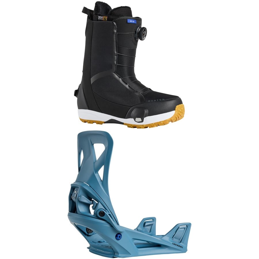 Burton Waverange Step On Snowboard Boots + Step On Snowboard Bindings 2026