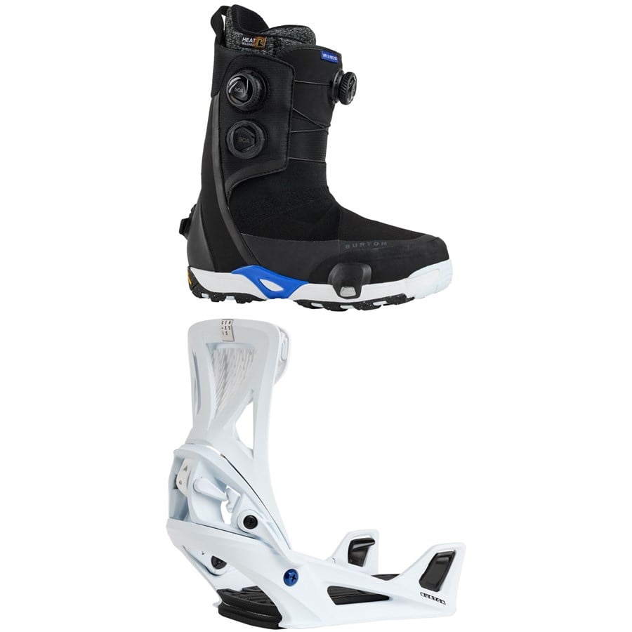 Burton Waverange Step On X Pro Snowboard Boots + Step On Genesis Snowboard Bindings 2026